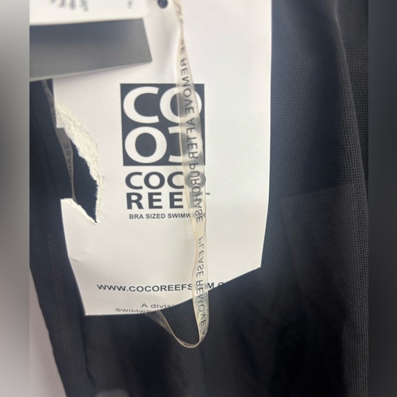 Coco Reef Womens Classic Solid Aura Crop Underwire Bikini Top NWT!Size 32D - Picture 11 of 13